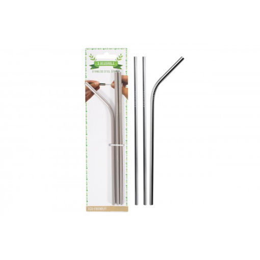 Picture of Stainless Steel Straws Pack Of 3