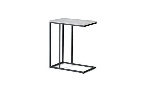 Picture of Staten Drinks Table | Black & Concrete | STA108