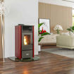 Picture of Henley Elm Pellet Stove | 8kw | Red