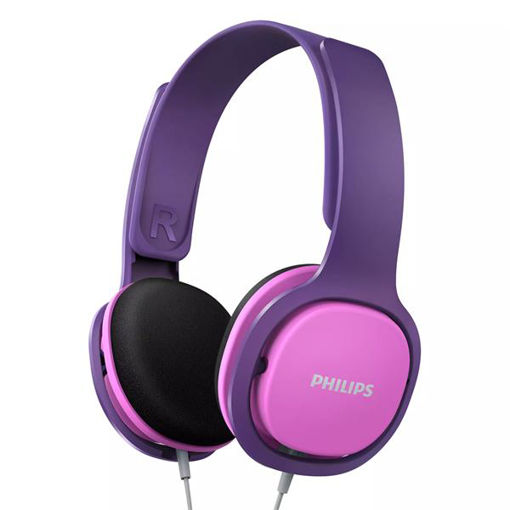 Picture of Philips Kids Sized Headphones | Pink & Purple | SHK2000PK/00
