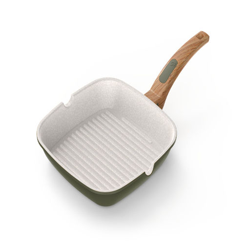 Picture of EKAU Home Essential 24cm Grill Pan | Olive