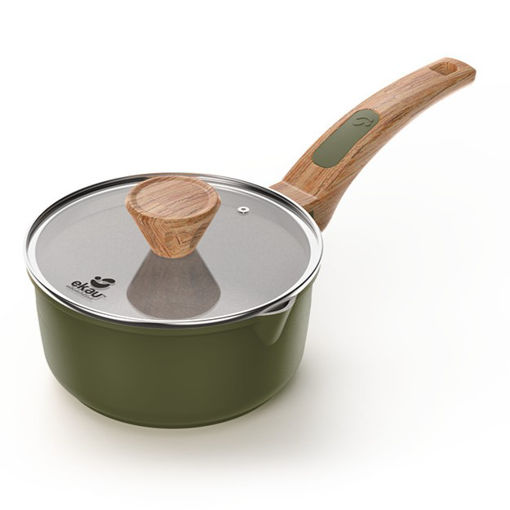 Picture of EKAU Home Essential Saucepan 16cm | Olive