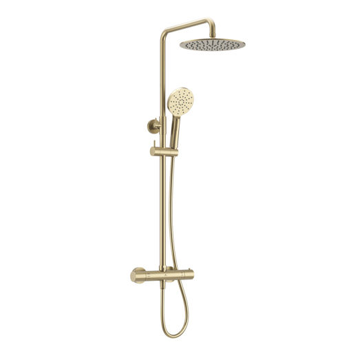 Picture of Mylife Ryver Rain and Handheld Shower | Brushed Brass