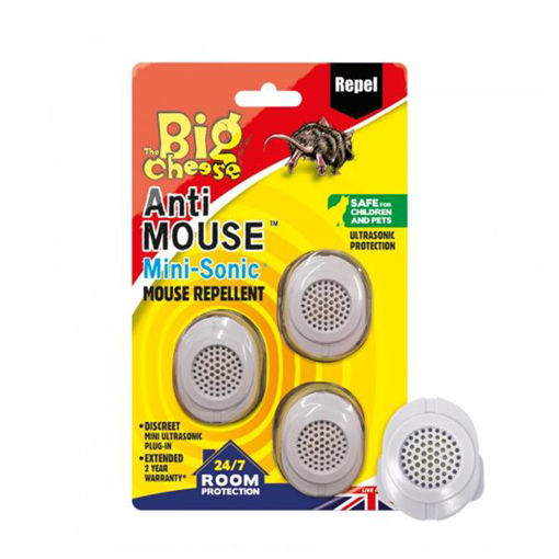 Picture of Big Cheese Anti Mouse Mini-sonic Repellent 3 Pack