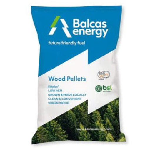 Picture of Pallet Of Balcas Brites Wood Pellets 10kg