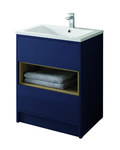 Picture of RT Lucca 600mm Floor Unit | Sapphire Blue 