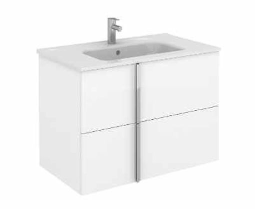 Picture of Onix + Unit 2 Drawer 800mm | Gloss White
