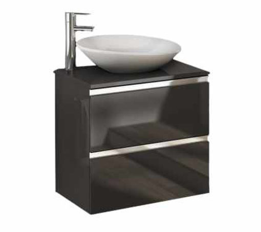 Picture of Vida Unit 2 Drawer 800mm | Gloss Anthracite
