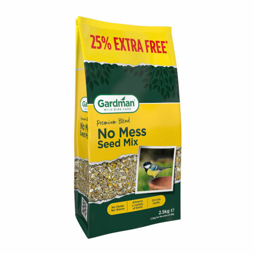 Picture of Gardman No Mess Seed Mix 2kg +25% Free