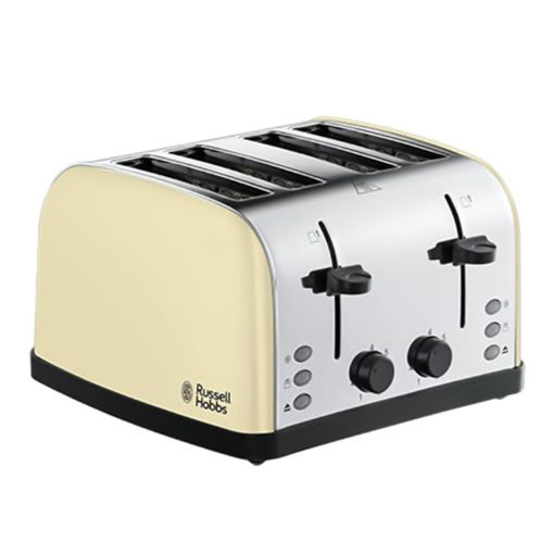Picture of Russell Hobbs 4 Slice Toaster | Cream | 28363