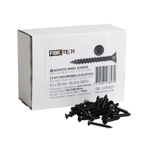 Picture of Fibrotech Acoustic Panel Screws 4.2x30mm | 100 Box
