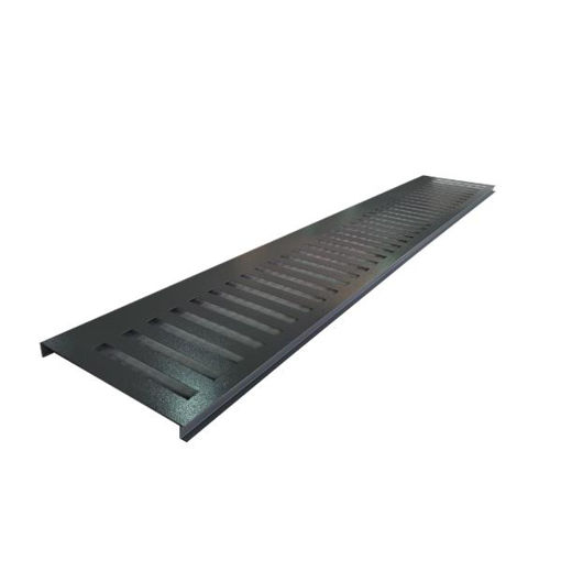 Picture of Satus Gate Panel | 1000mm | Vertical Line Trellis | Anthracite Grey