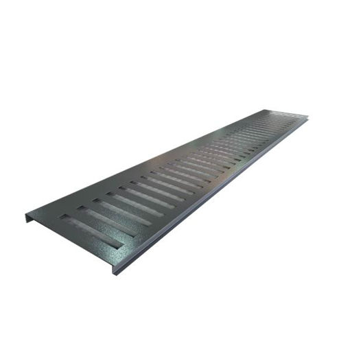 Picture of Satus Gate Panel | 1000mm | Vertical Line Trellis | Merlin Grey
