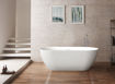 Picture of AQ Sorrento Bath Double Ended | 1500x720mm | White