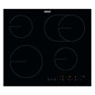 Picture of Zanussi 60cm 4 Ring Electric Ceramic Hob | Black | ZHRN643K touch