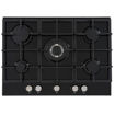 Picture of Cata 5 Ring Glass Gas Hob 70cm  | Black | UBGOG70BK