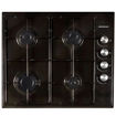 Picture of NordMende Gas Hob with Enamel Pan Supports | Black | HGE603BL