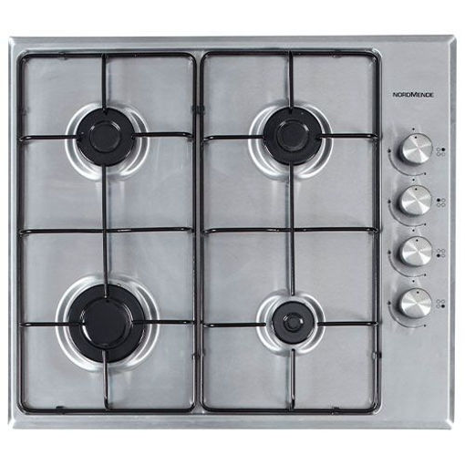 Picture of Nordmende 60cm 4 Burner Gas Hob | Stainless Steel | HGE603IX