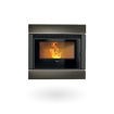 Picture of Klover Wave 90 Air Matt Black 9kw Pellet Insert