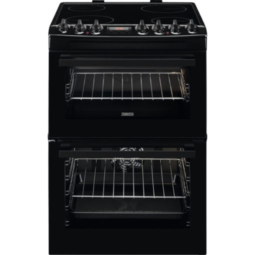 Picture of Zanussi Electric Cooker | Black | ZCV69360BA