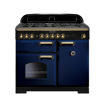 Picture of Rangemaster Classic  DeLuxe 100 Dual Fuel | Blue/ Brass | CDL100DFFRB