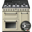 Picture of Smeg 90cm Dual Fuel Range Cooker | TR93P | Cream