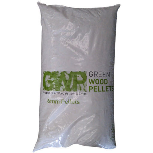 Picture of Pallet Of Green Wood Pellets 10kg