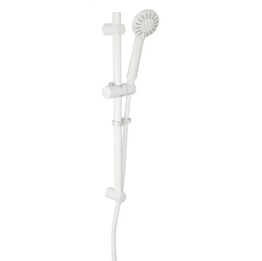 Picture of Croydex Leo Shower Handset & Rail | 3 Function | White