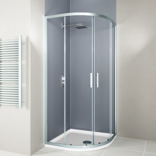 Picture of Flair Hydro Express Frameless Side Panel 900mm | Silver 