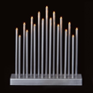 Picture of 29cm 17L B-O Candlebridge w-Timer WW Leds Gold-Silver