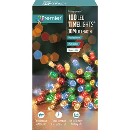 Picture of 100 M-A B-O Multi-Colour LED Lights With Timer