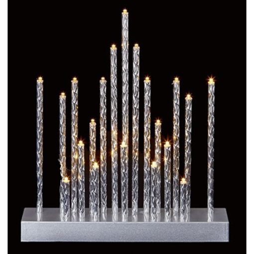 Picture of 27cm 20L Aluminium Candlebridge | Warm White