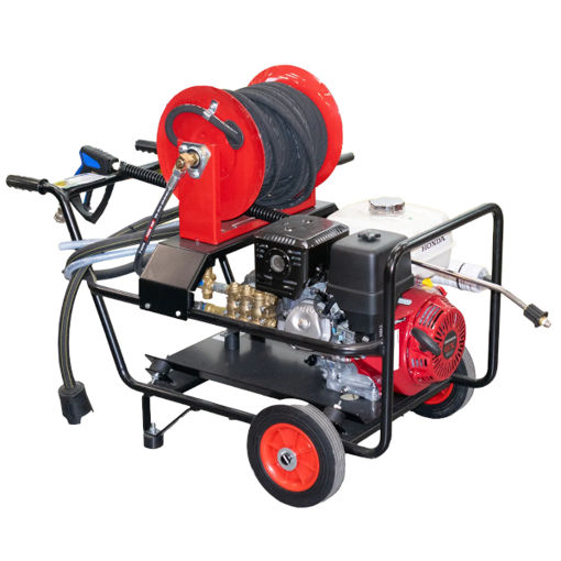 Picture of Honda GX390 Petrol Pressure Washer 13HP 3000 PSI with 30m Reel