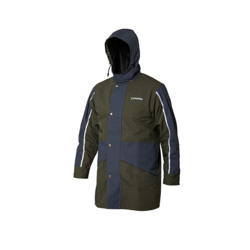 Picture of Kaiwaka Clothing Stormforce Parka Navy / Green